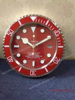 Replica Rolex Submariner Red Wall Clock Red Face Red Bezel